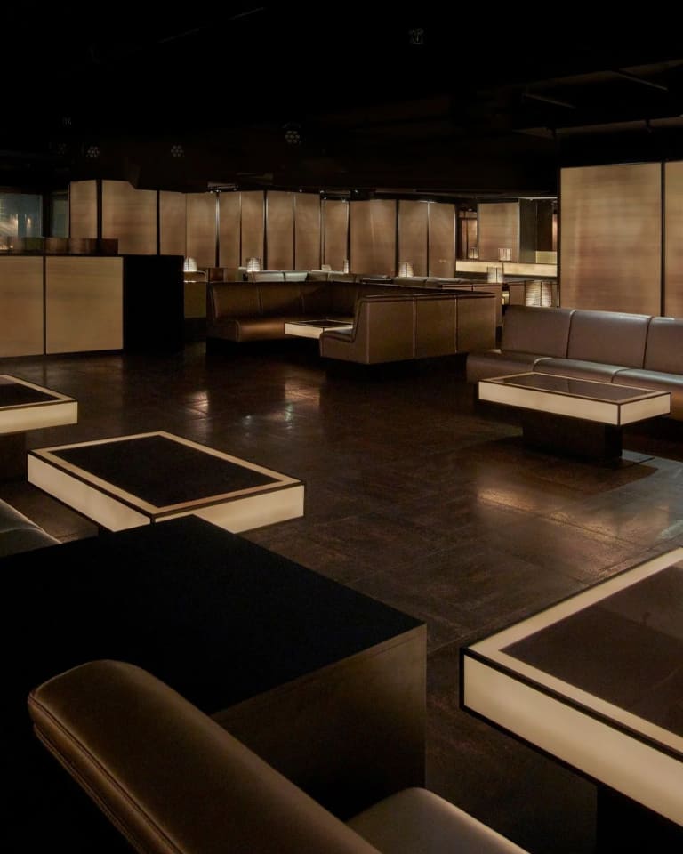 Photograph of Armani/Privè club interior 