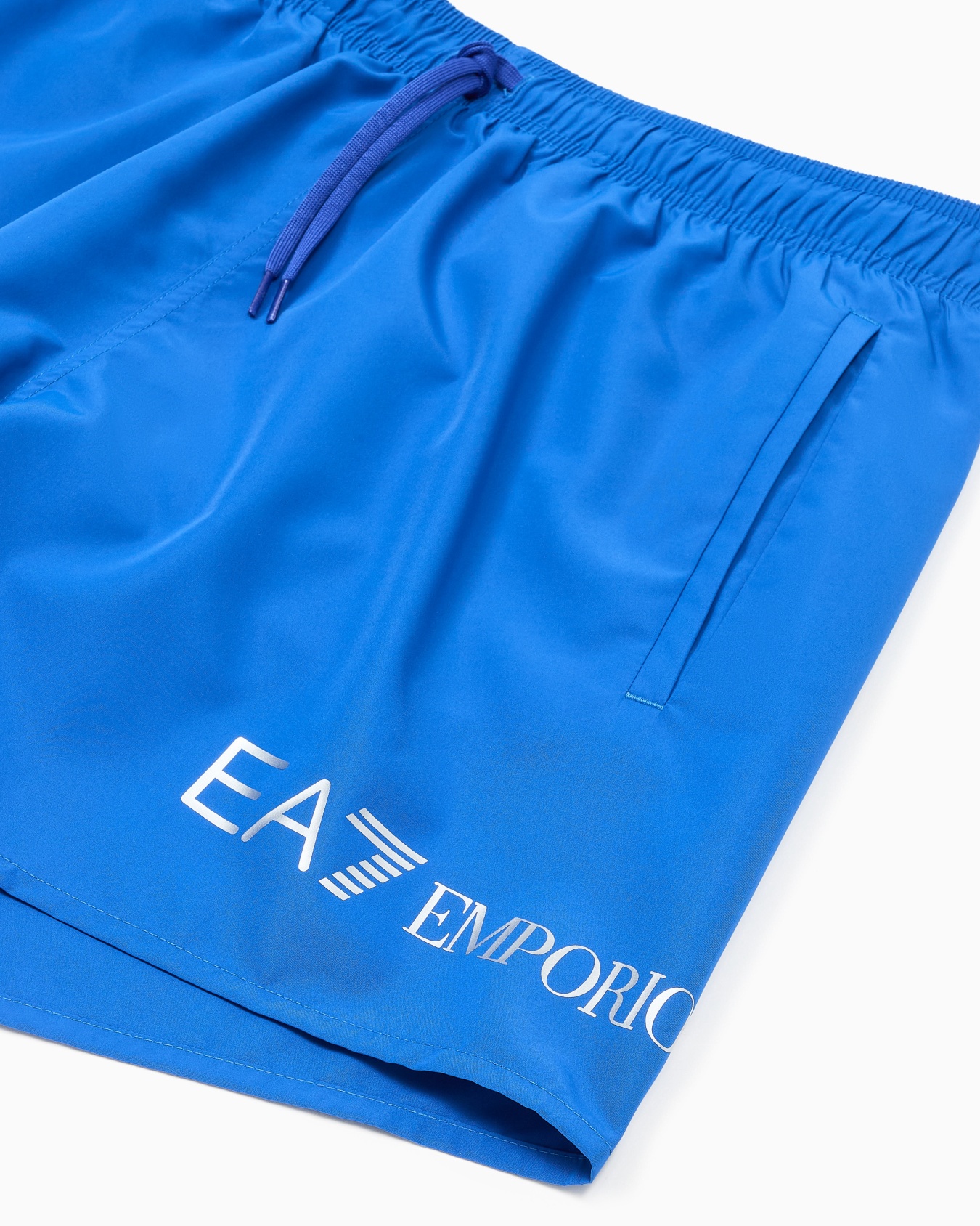 Swim trunks with logo Slide 3