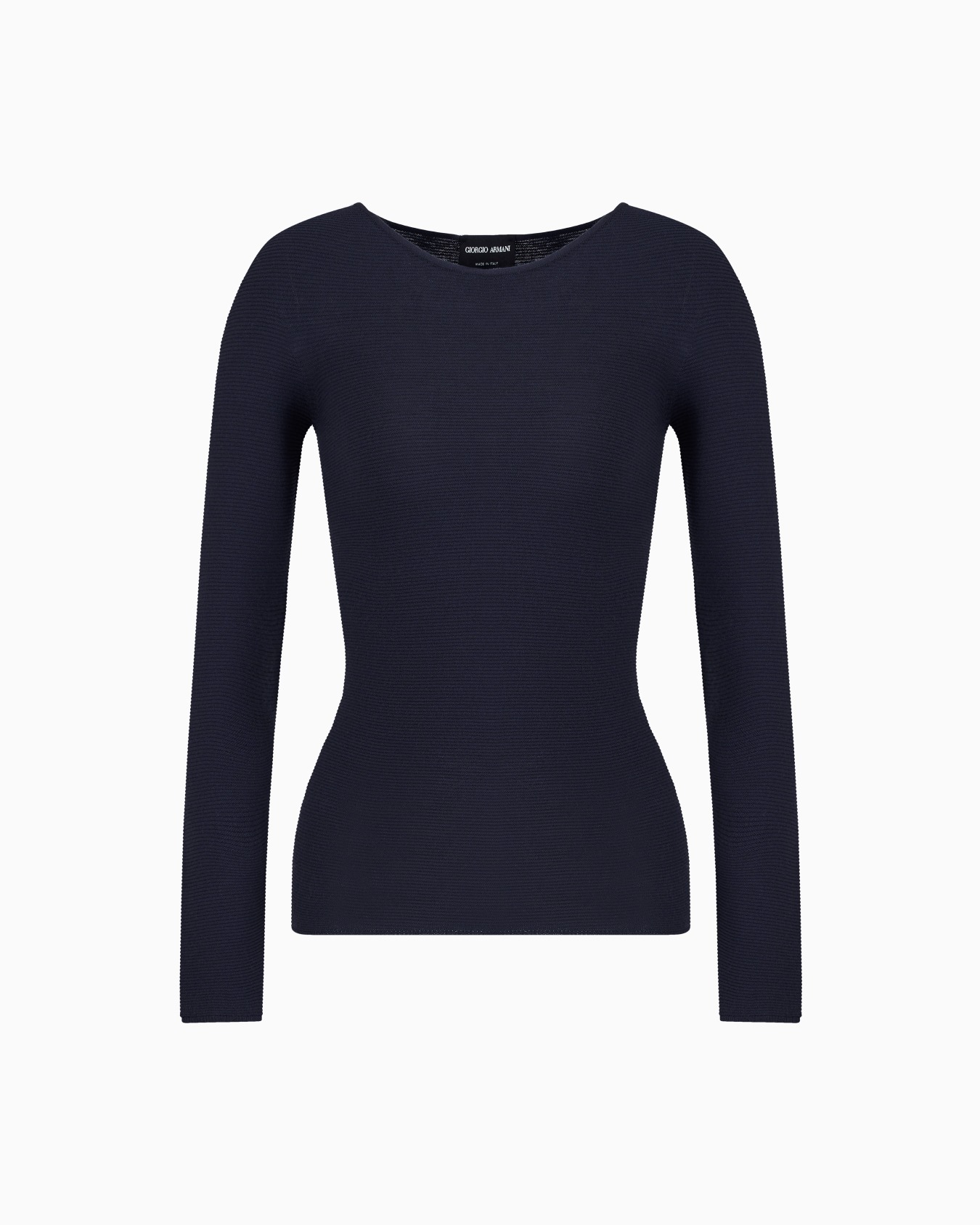 Links-stitch viscose long-sleeved jumper Slide 0