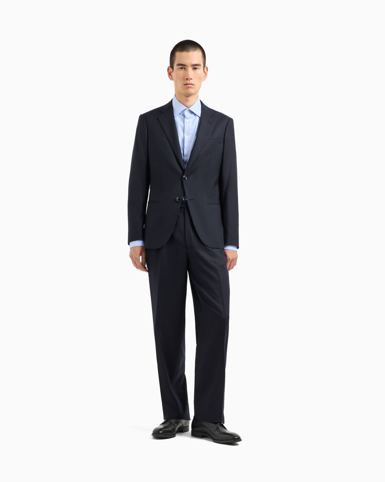 Single-breasted Soho line suit in virgin wool cloth Slide 3