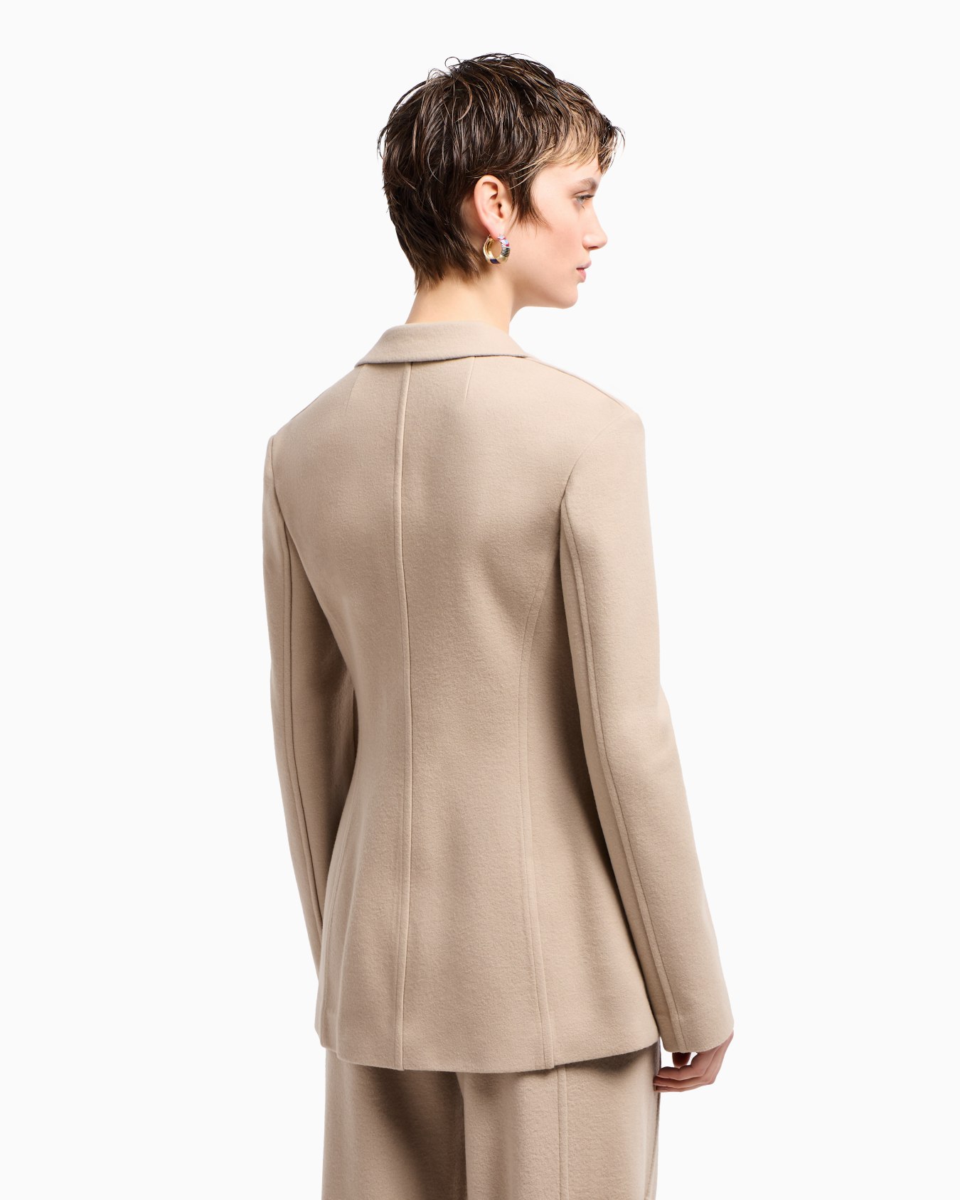 ASV single-breasted jacket in wool double jersey Slide 2