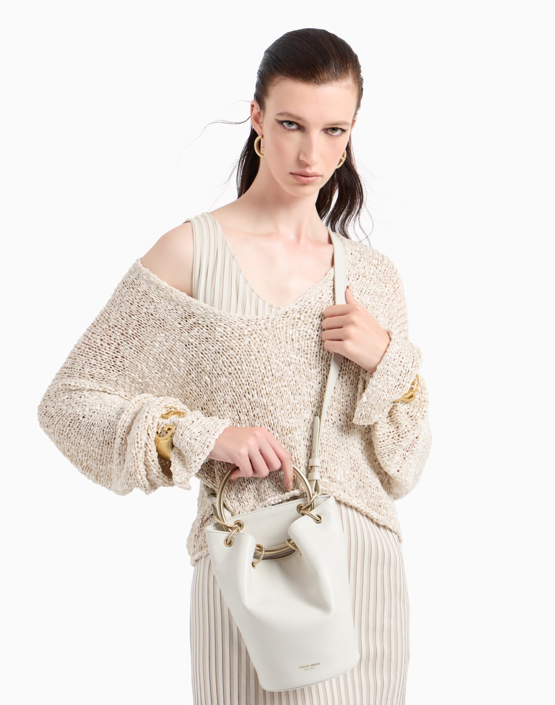 silk-jersey-and-suede-dress-beige--giorgio-armani