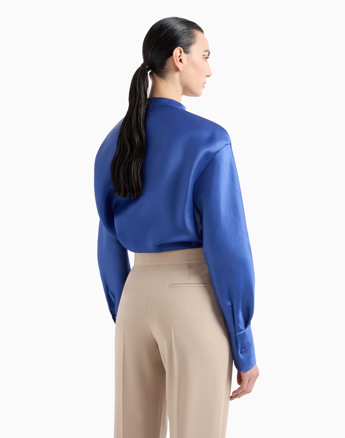 camisa-de-manga-larga-de-georgette-triple-de-seda-azul--giorgio-armani