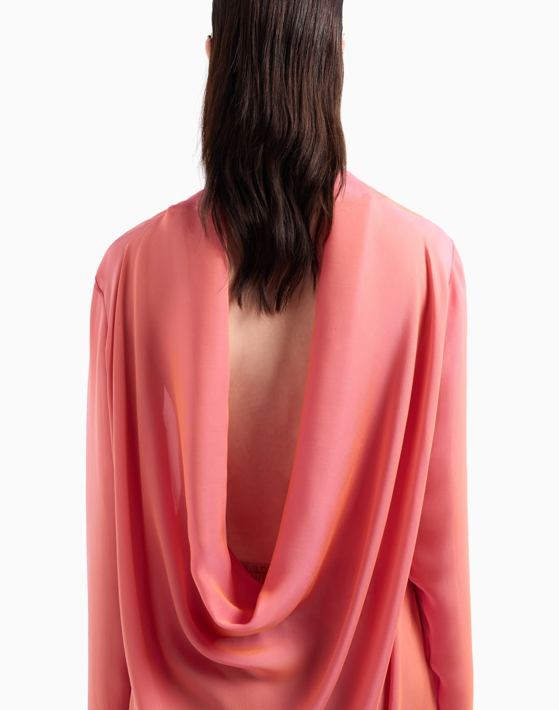 ロングシャツ-シルクシフォン-ツトン-ピンク--giorgio-armani