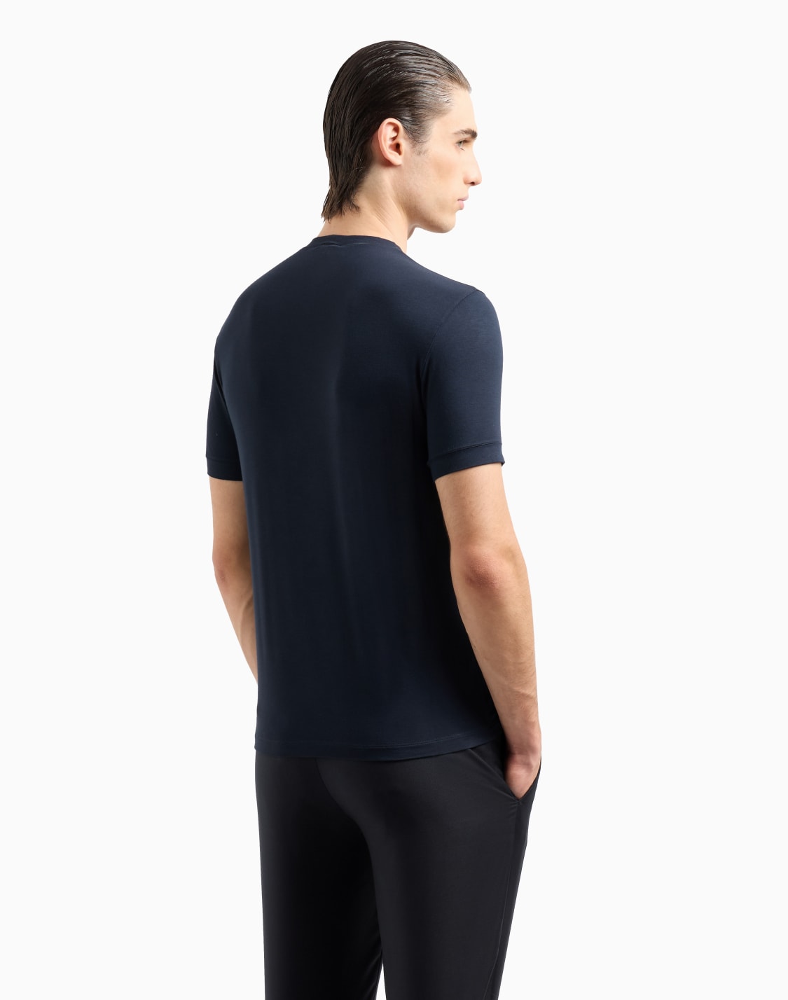 asv-stretch-viscose-jersey-jumper-with-crew-neck-and-short-sleeves-navy-blue--giorgio-armani