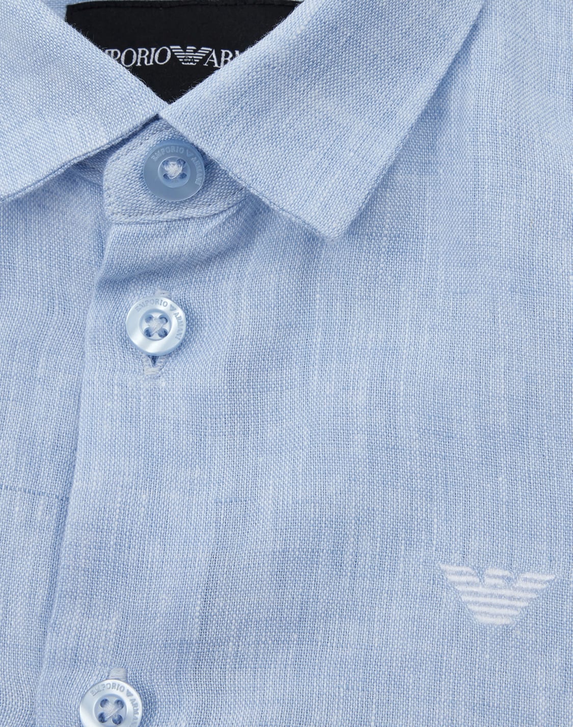 hemd-aus-leinen-mit-adler-stickerei-hellblau--emporio-armani