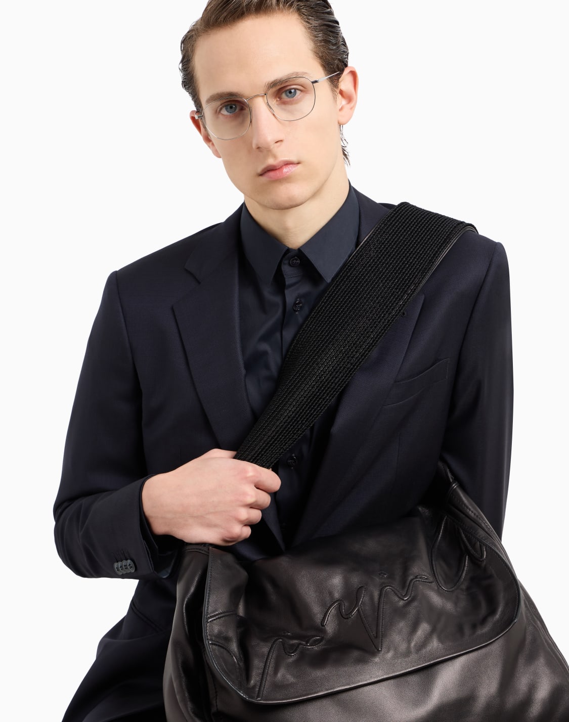 slim-fit-shirt-in-cotton-poplin-navy-blue--giorgio-armani
