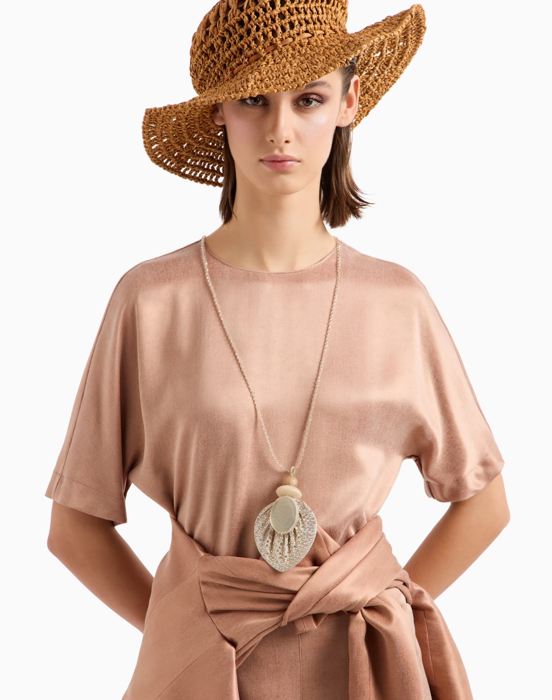 long-brass-and-fabric-necklace-beige--giorgio-armani