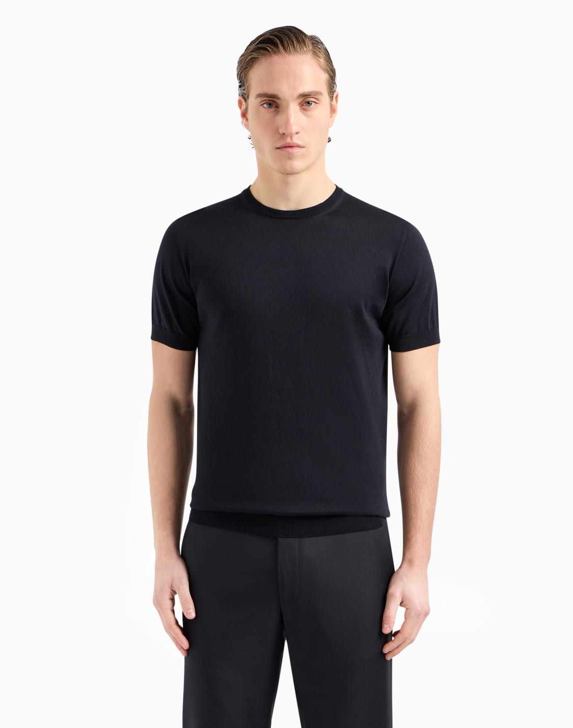 short-sleeved-crew-neck-jumper-in-silk-and-cotton-blue--giorgio-armani