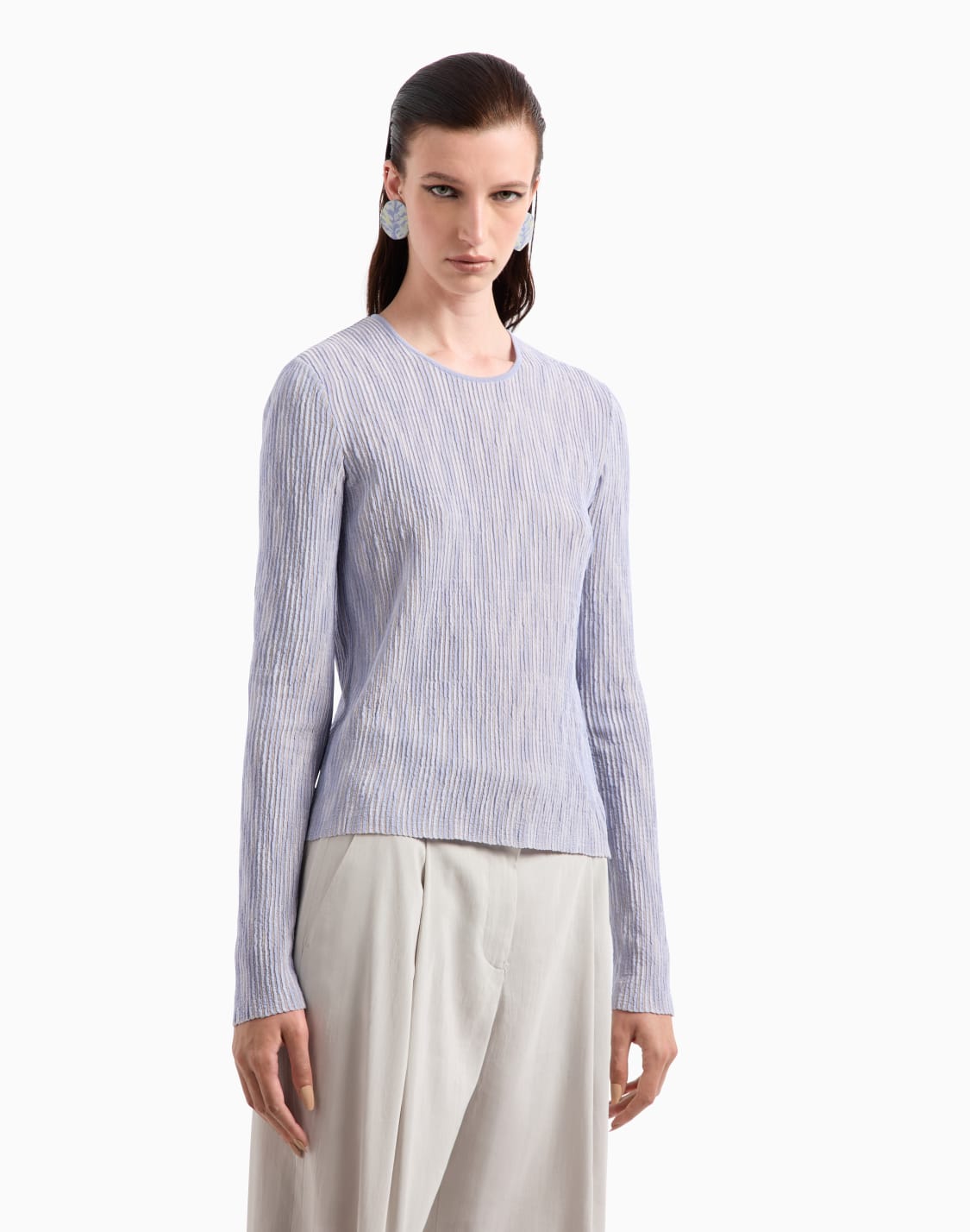 cupro-and-viscose-blend-crew-neck-jumper-multicoloured--giorgio-armani