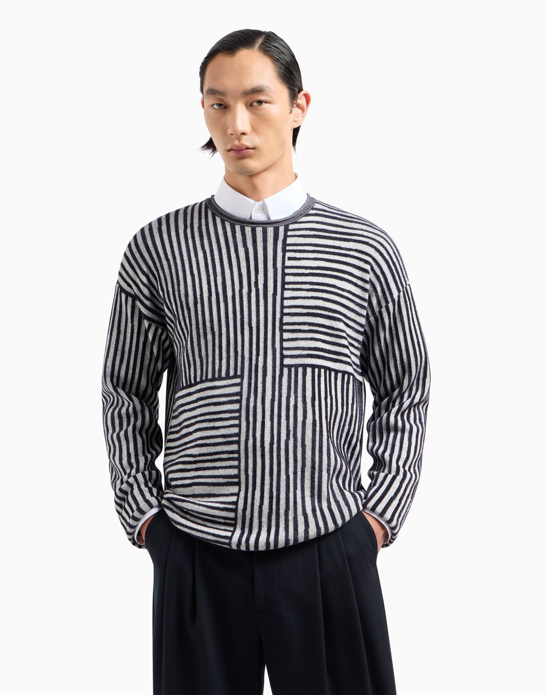 crew-neck-jumper-in-a-viscose-and-cotton-jacquard-blue--giorgio-armani