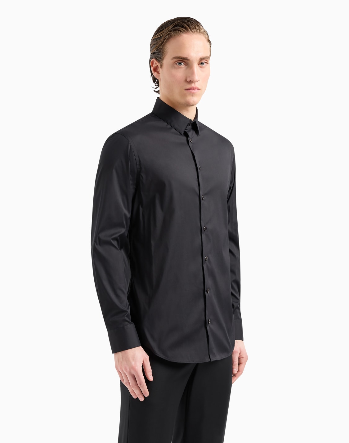 plain-knit-stretch-cotton-shirt-black--giorgio-armani