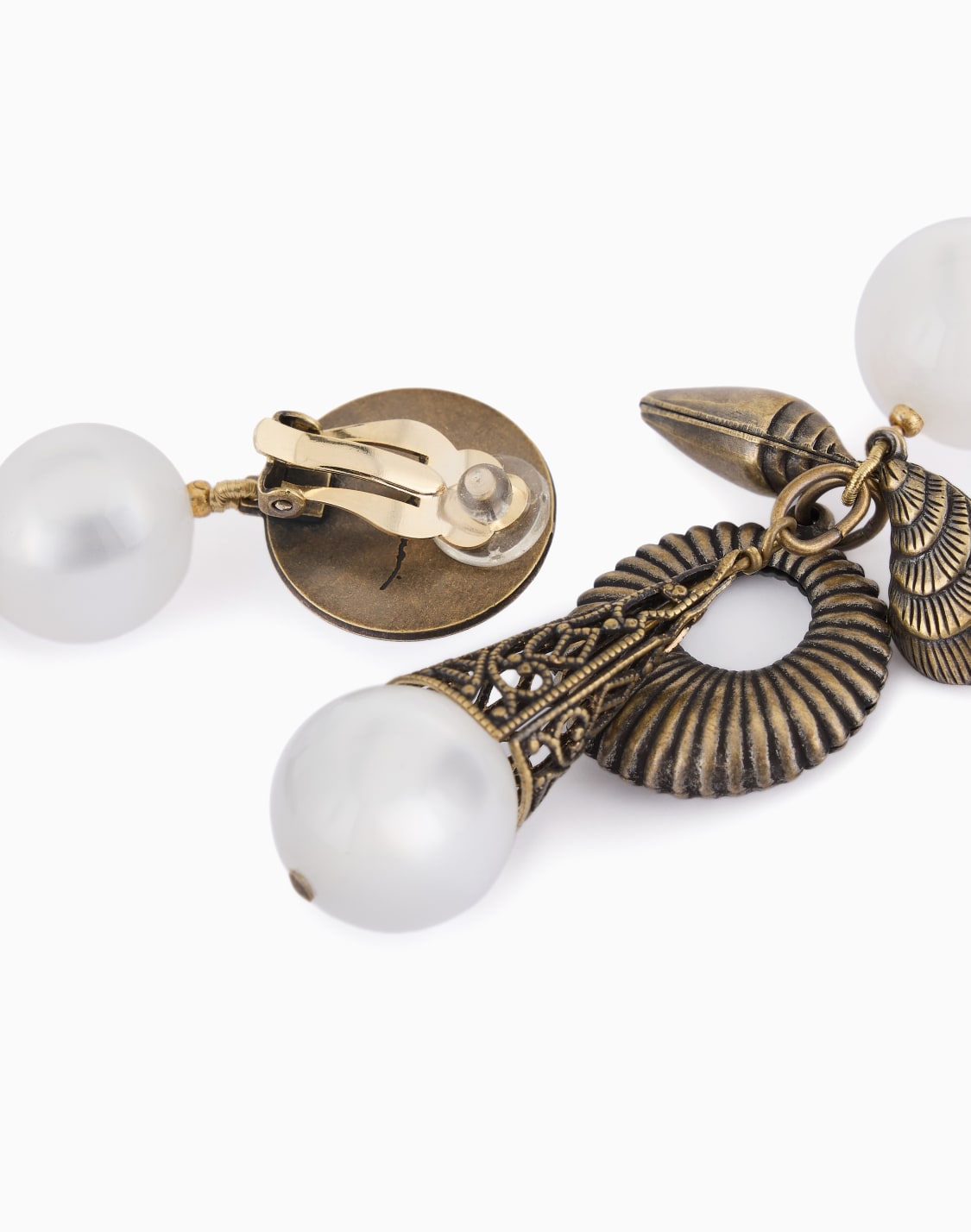 resin-and-brass-pendant-earrings-white--giorgio-armani