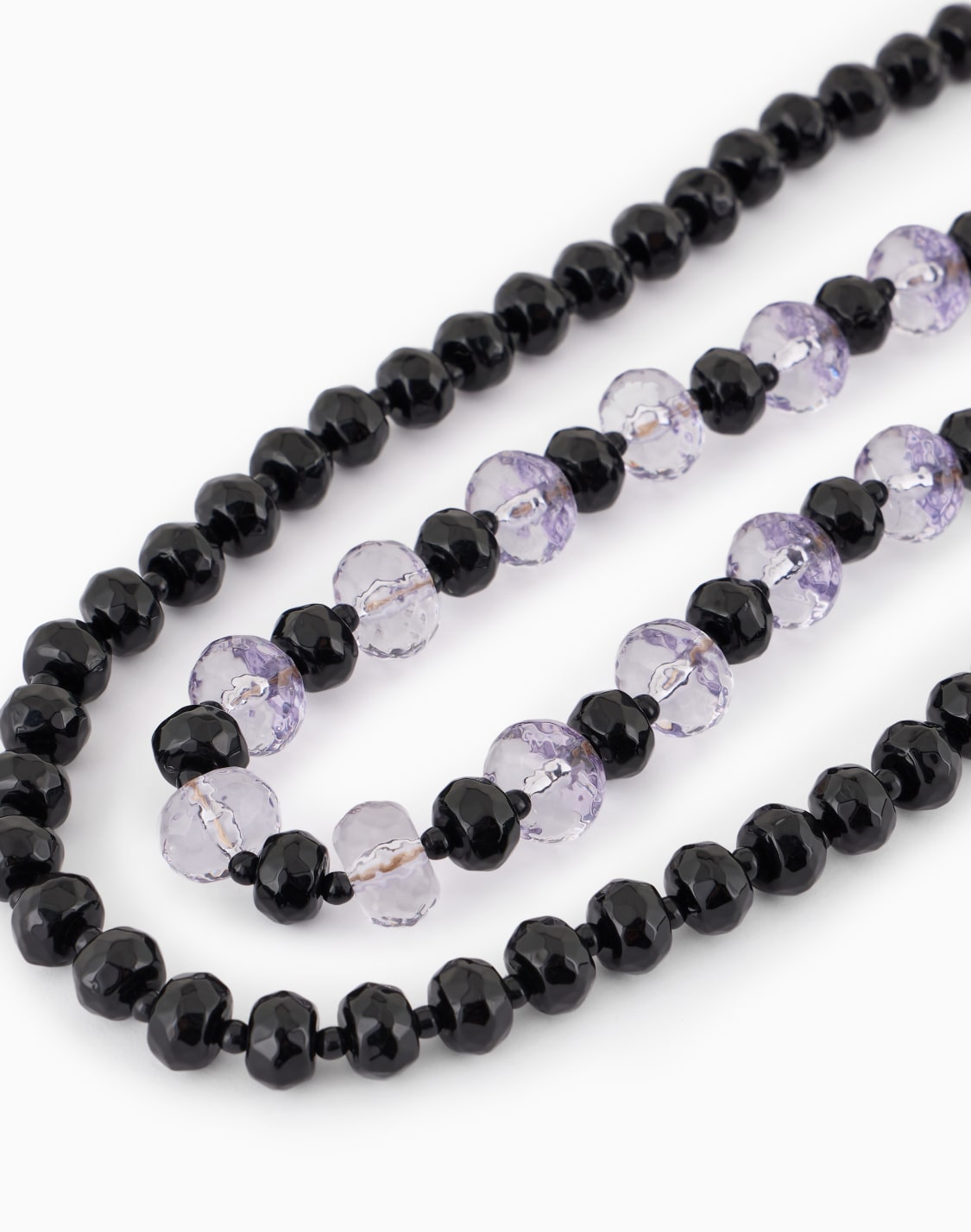 double-strand-necklace-with-faceted-spheres-black--emporio-armani