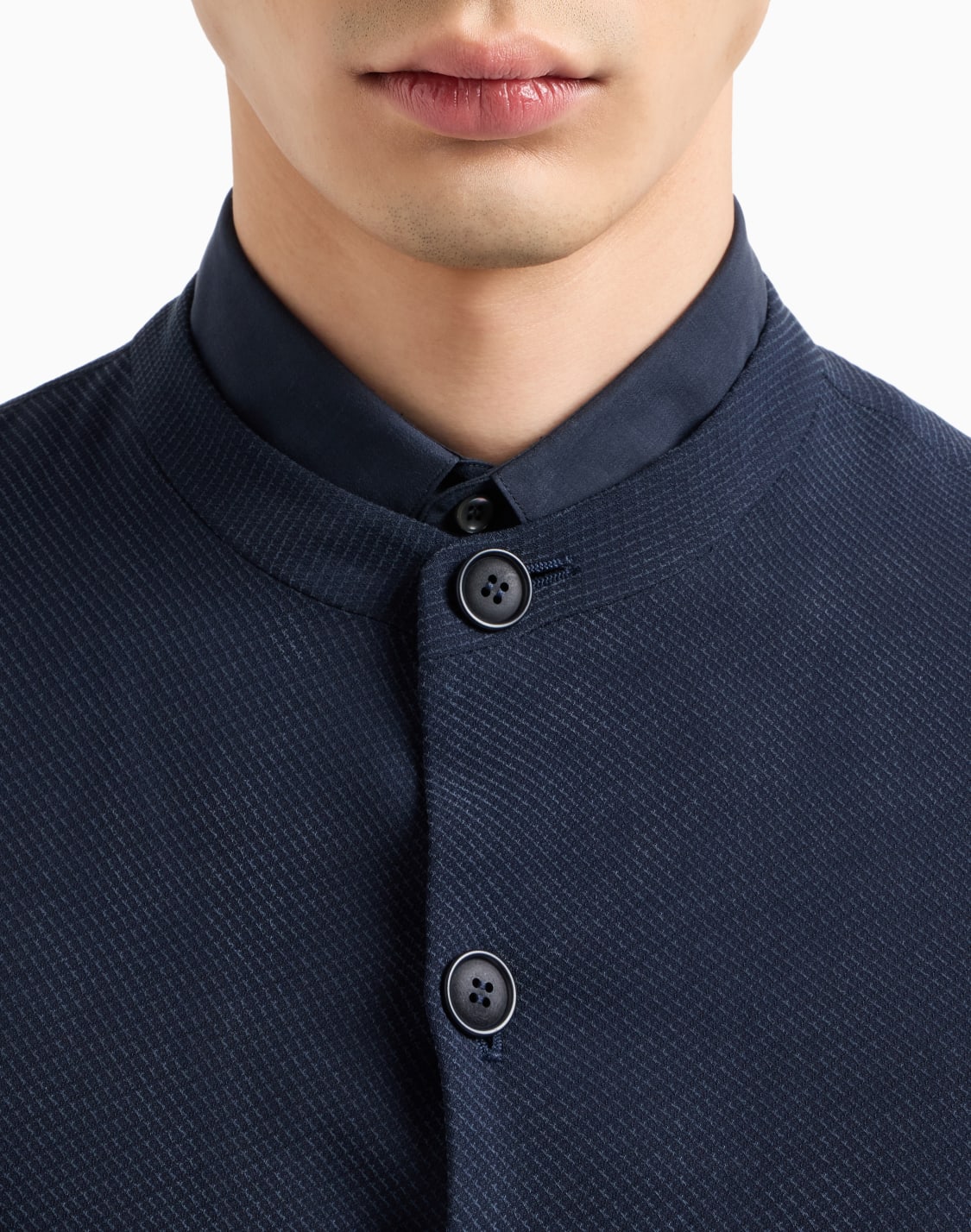 single-breasted-jacket-in-cupro-and-viscose-blue--giorgio-armani