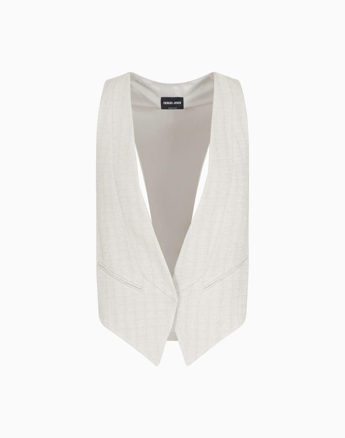 single-breasted-waistcoat-in-armure-viscose-crpe-grey--giorgio-armani