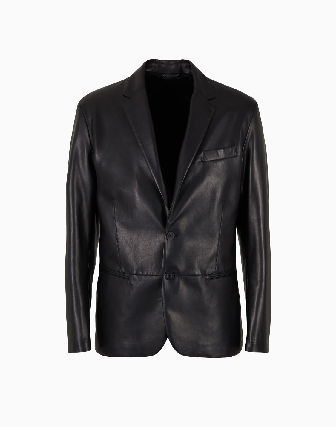 chaqueta-de-abotonadura-sencilla-de-napa-negro--giorgio-armani