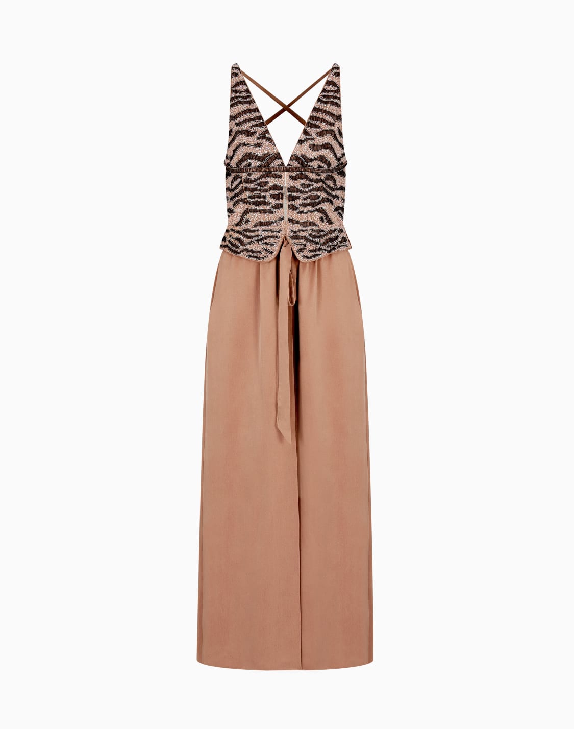 embroidered-viscose-and-silk-long-dress-patterned--giorgio-armani