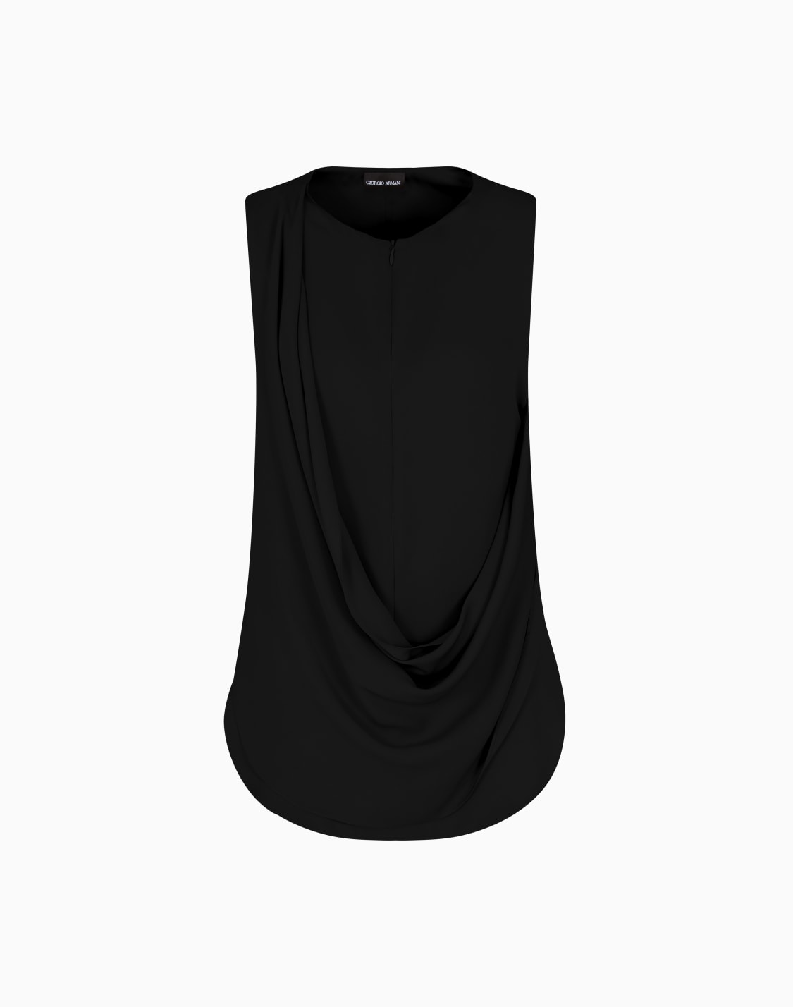top-de-georgette-doble-de-seda-negro--giorgio-armani