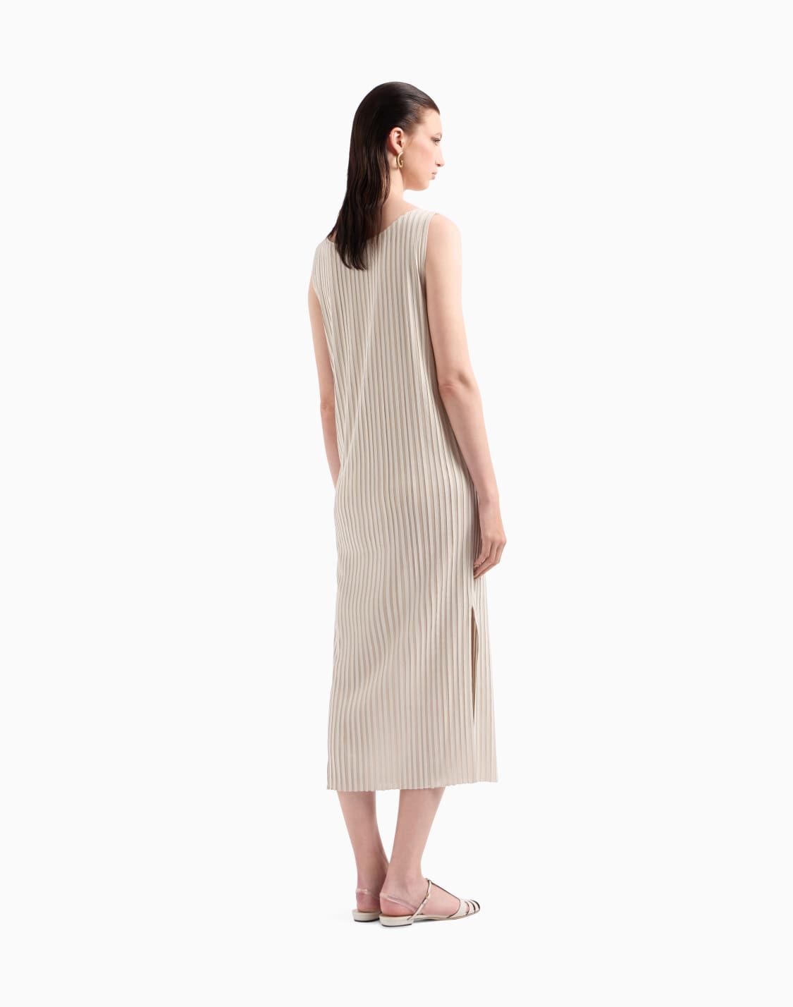 silk-jersey-and-suede-dress-beige--giorgio-armani