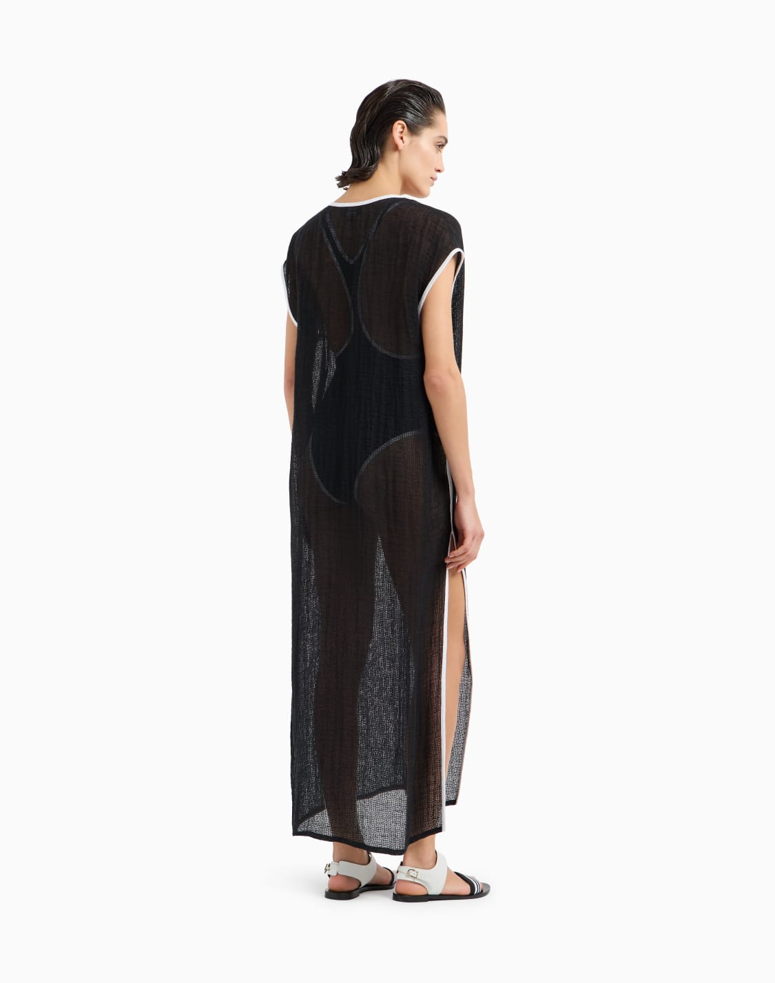 linen-blend-mesh-long-dress-black--giorgio-armani