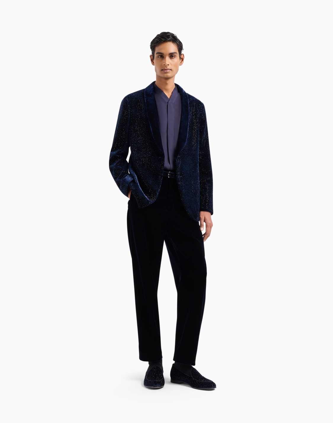 veste-de-smoking-giorgios-simple-boutonnage-en-velours-et-cristaux-bleu--giorgio-armani
