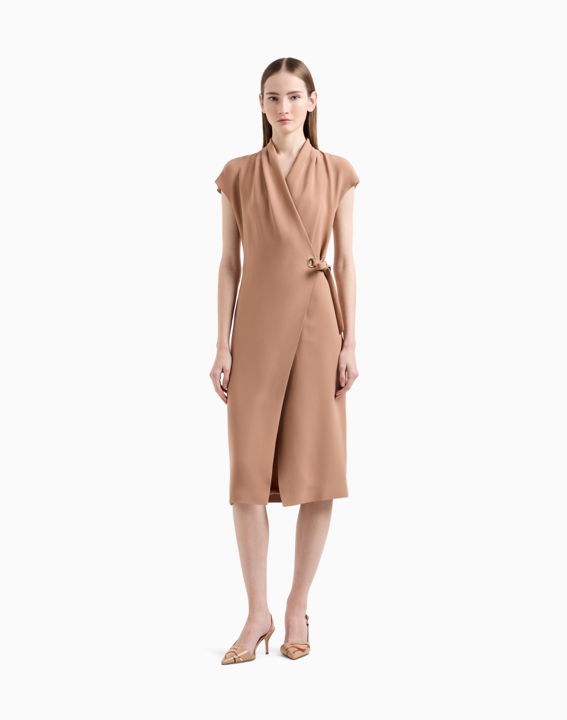 silk-cady-midi-dress-beige--giorgio-armani
