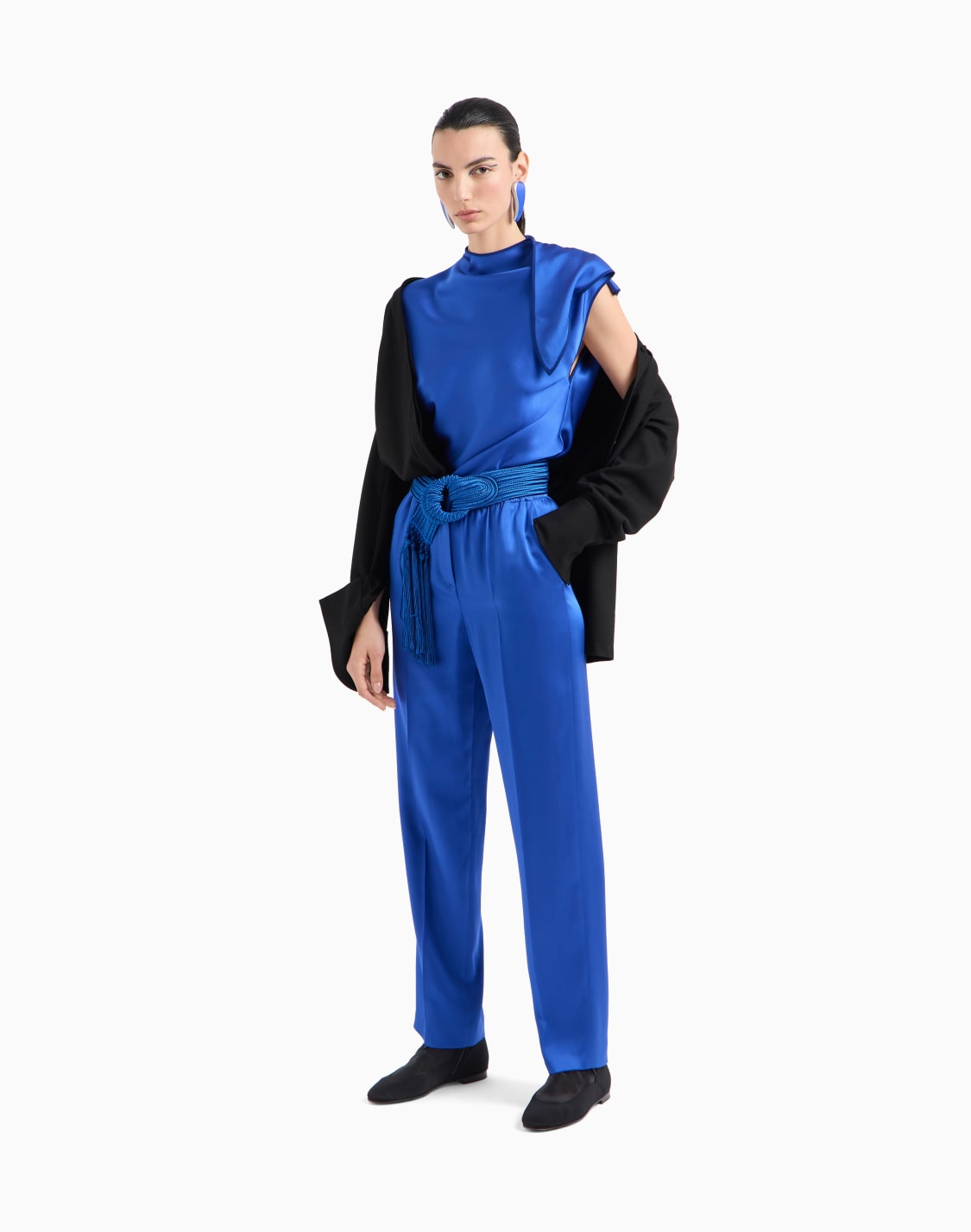 長袖シャツ-フルイドウル-ブラック--giorgio-armani