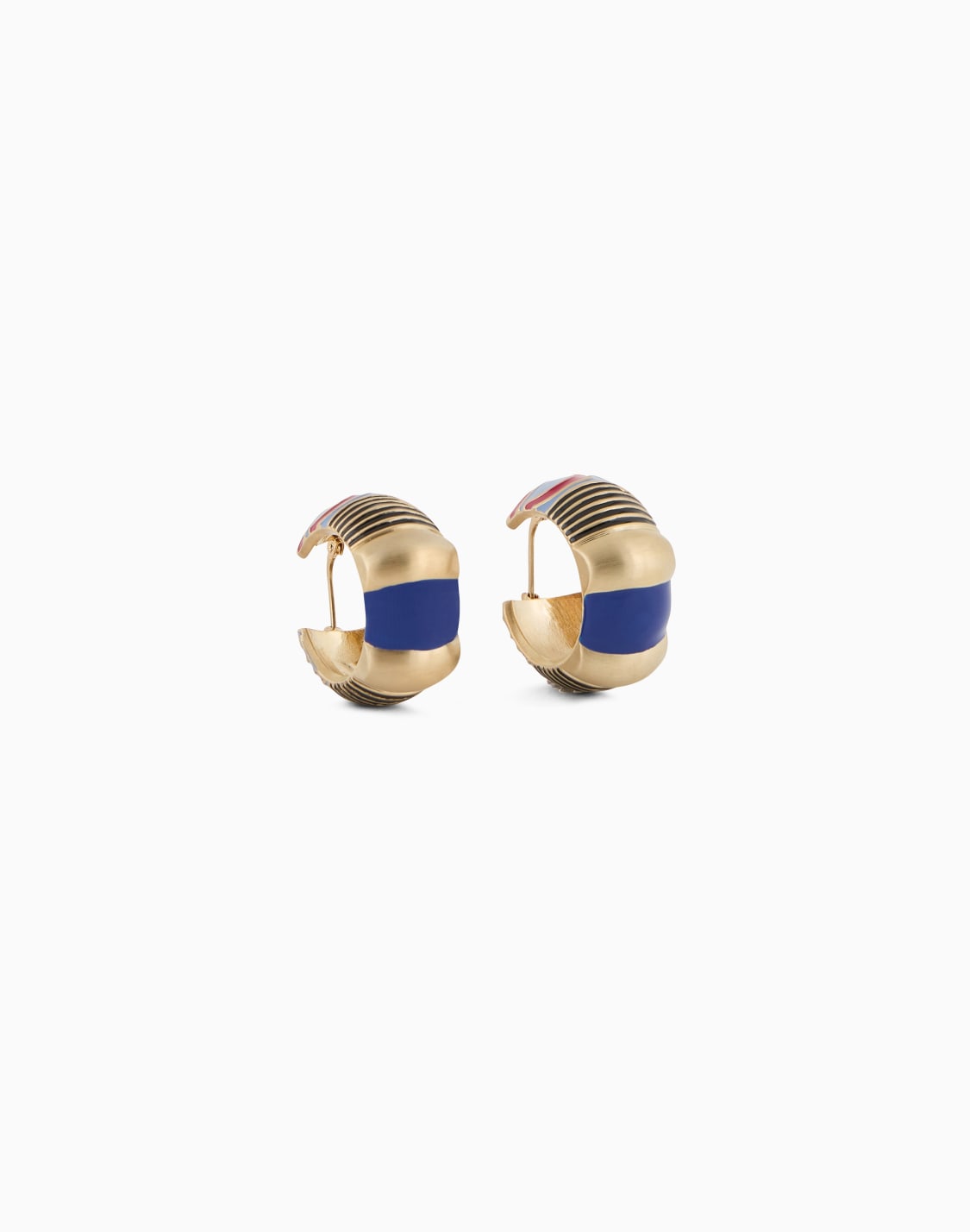 enamelled-metal-earrings-patterned--giorgio-armani