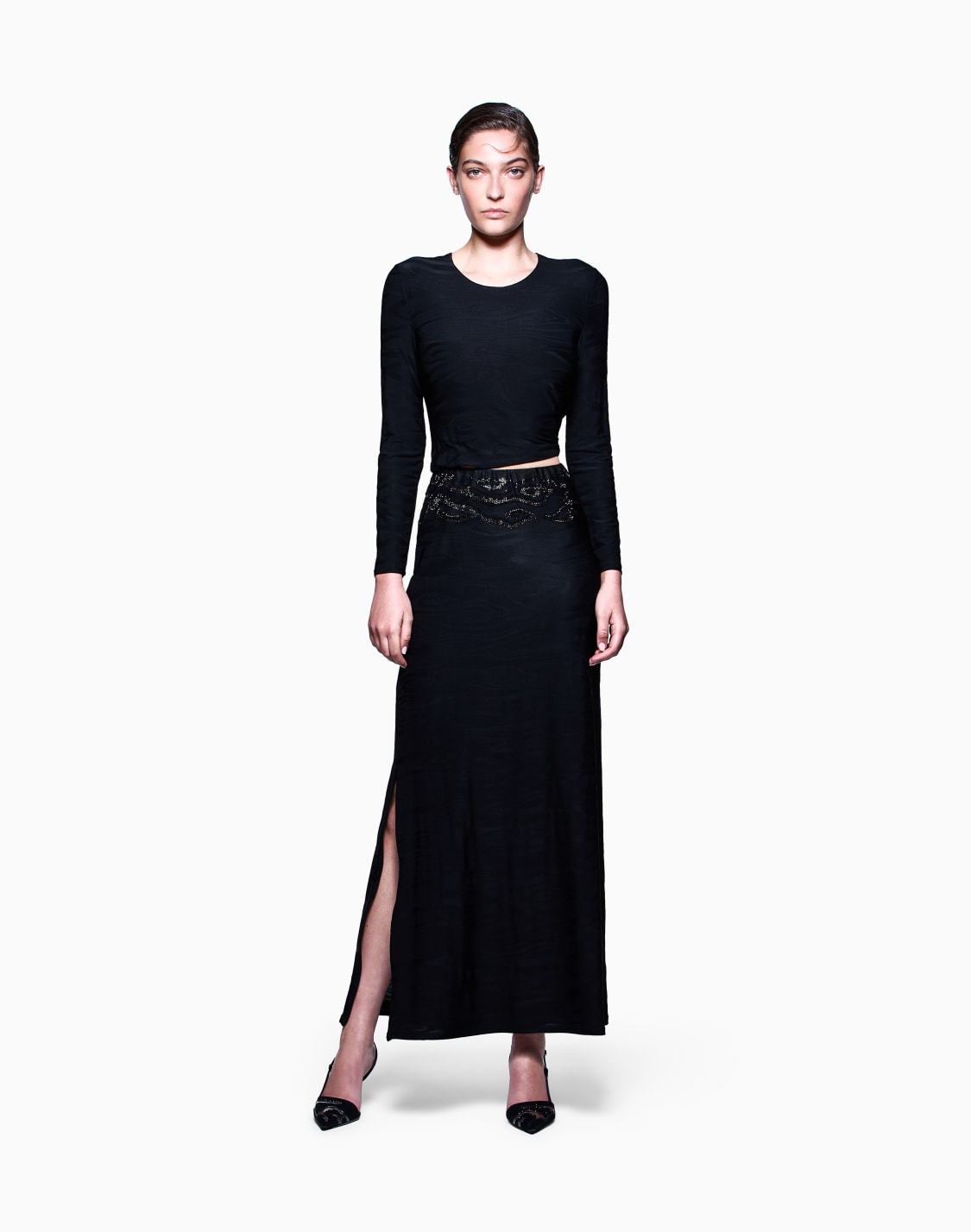 viscose-jacquard-jersey-long-dress-black--giorgio-armani