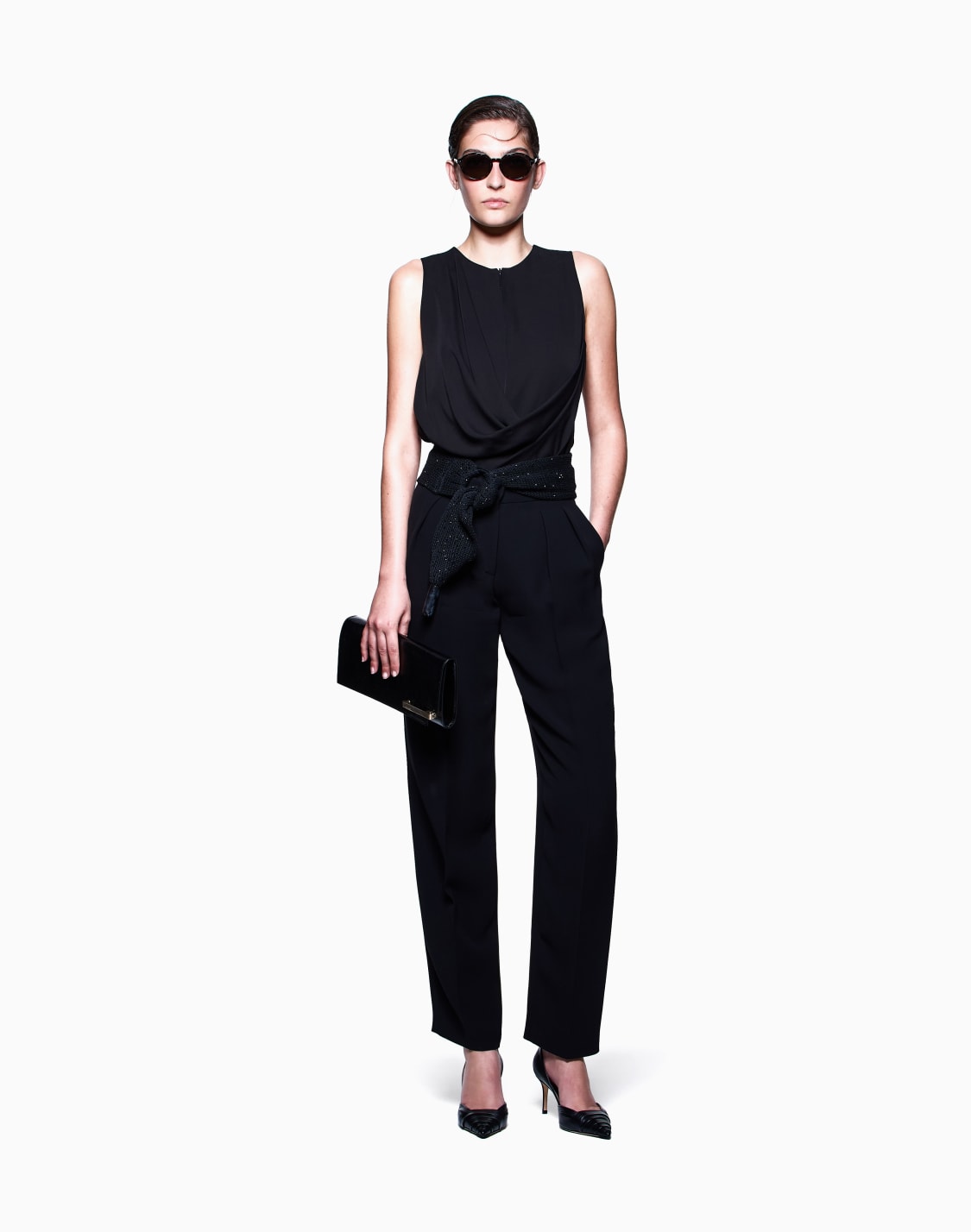top-de-georgette-doble-de-seda-negro--giorgio-armani