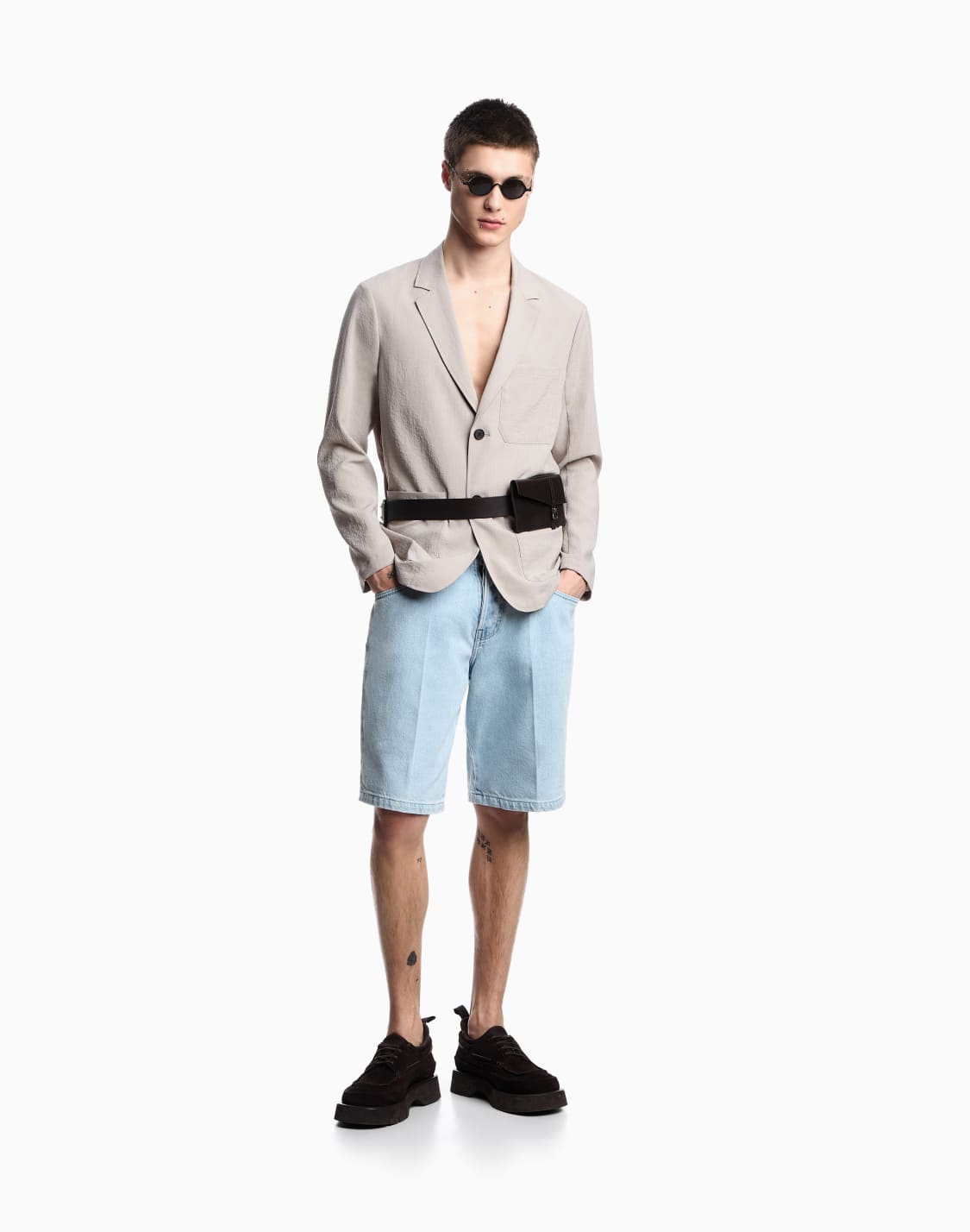 single-breasted-jacket-in-nylon-seersucker-grey--emporio-armani