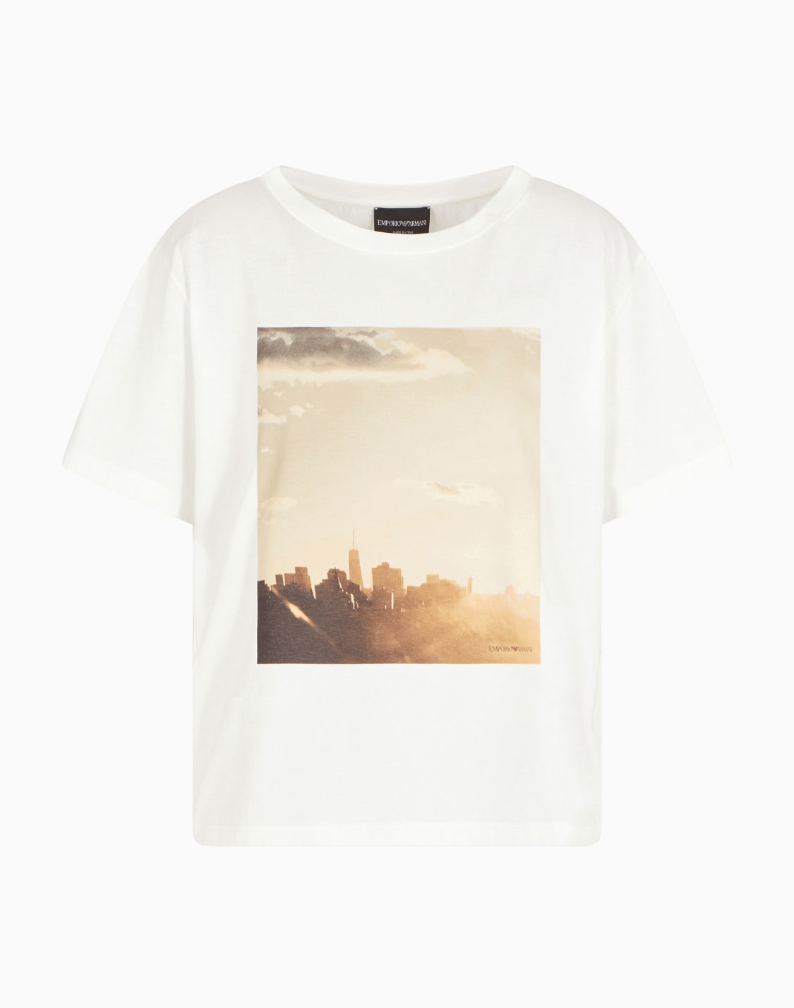 dawn-to-dusk-tシャツ-ジャジ-プリント-ホワイト--emporio-armani