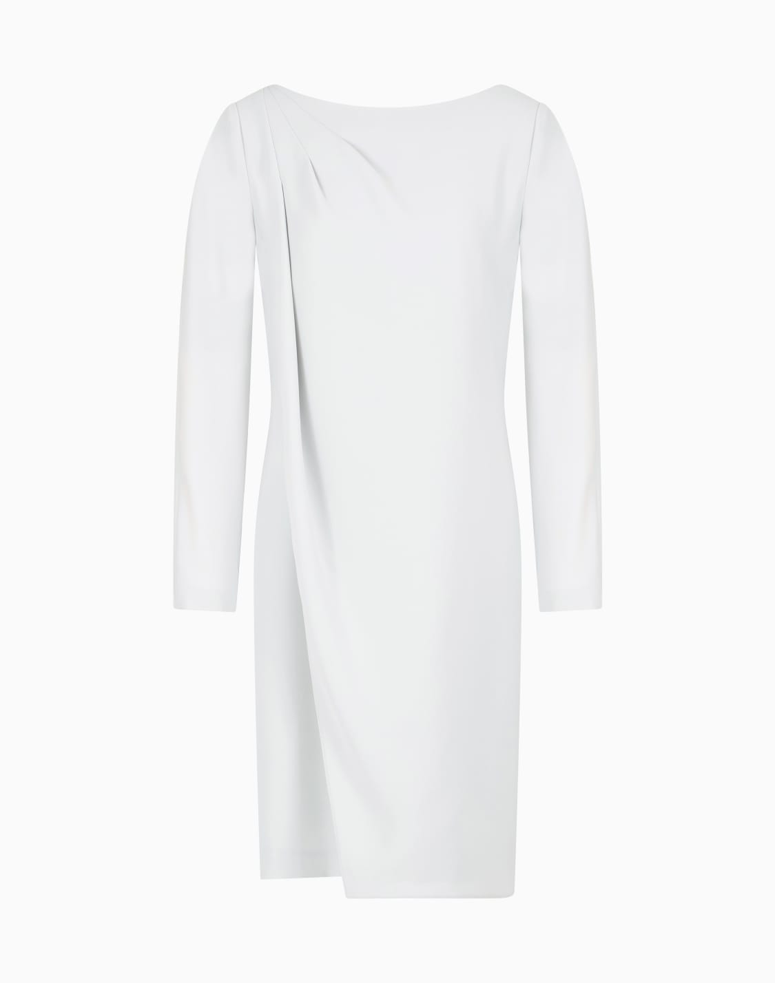 technical-cady-dress-with-front-panel-grey--emporio-armani
