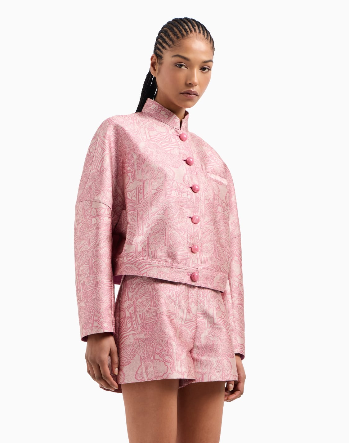 jacquard-shorts-with-an-exotic-motif-pink--emporio-armani