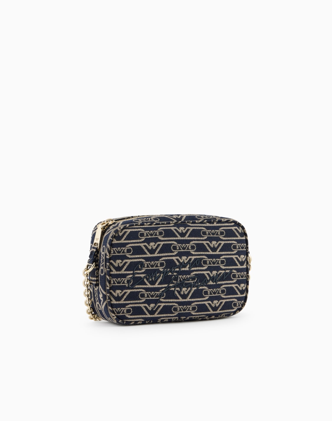 jacquard-canvas-camera-case-with-all-over-monogram-and-chain-shoulder-strap-blue--emporio-armani