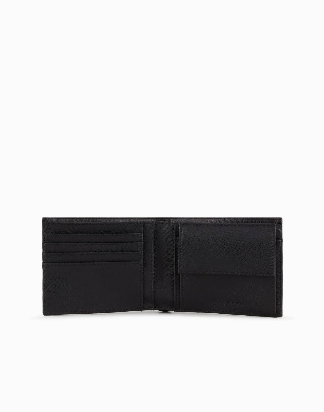 asv-regenerated-saffiano-leather-coin-pocket-wallet-with-eagle-plate-black--emporio-armani