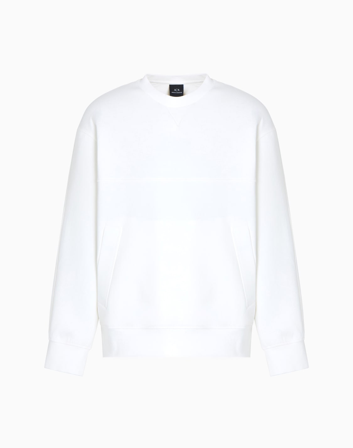 sweatshirt-mit-rundhalsausschnitt-aus-gebundener-baumwolle-wei--armani-exchange