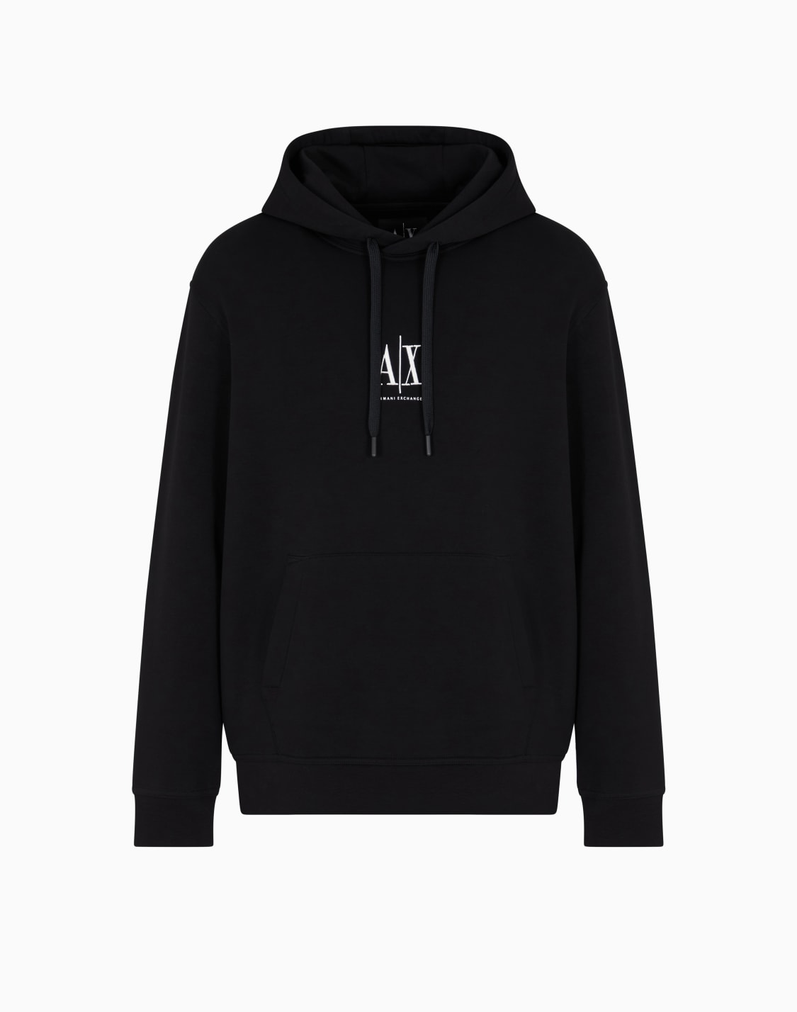 icon-フデッドスウェットプルオバ-ブラック--armani-exchange