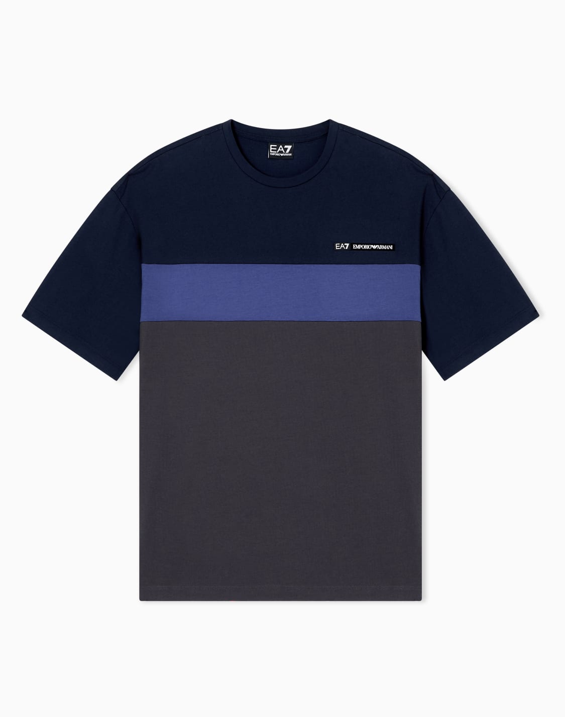 athletic-colour-block-cotton-blend-crew-neck-t-shirt-navy-blue--ea7