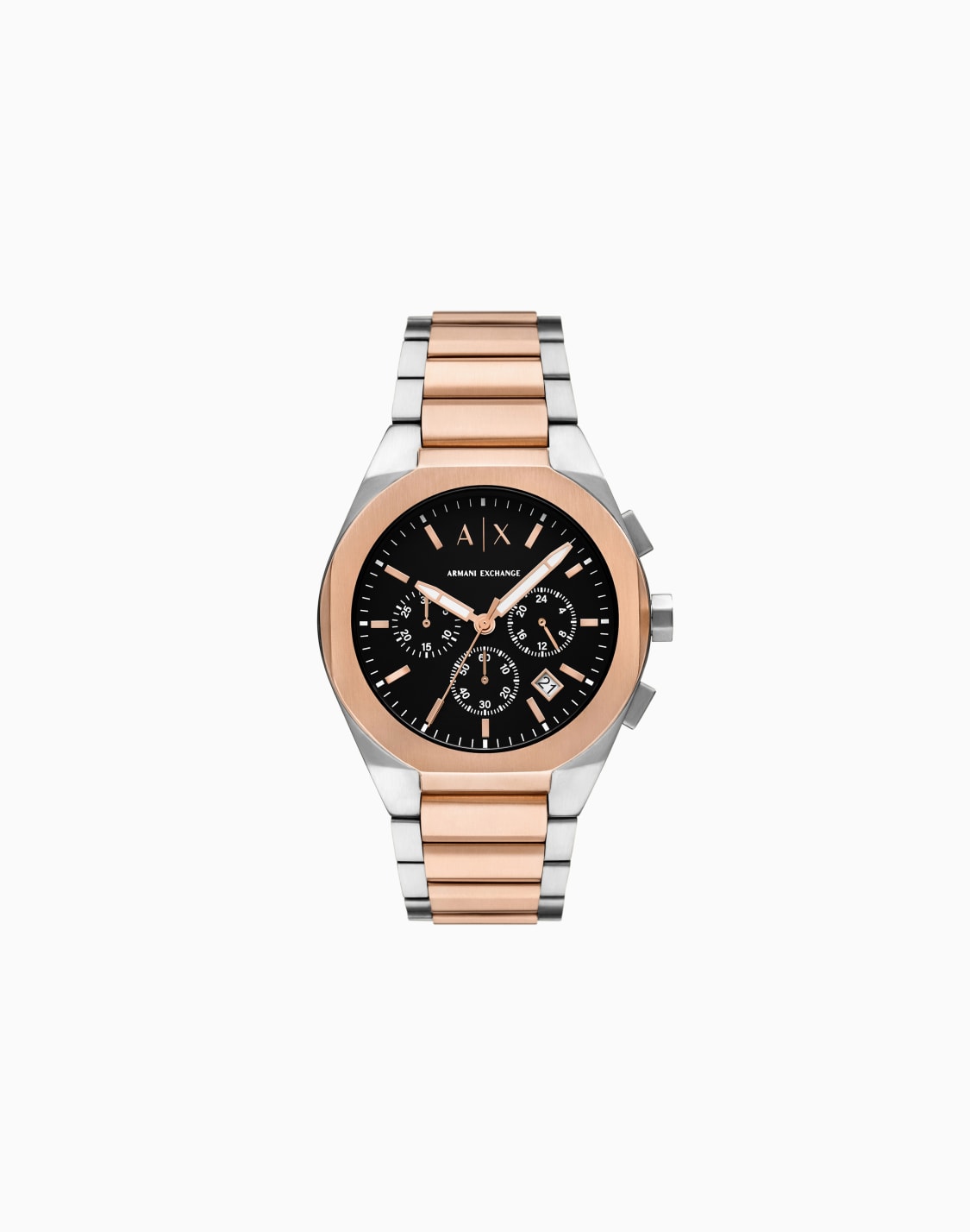 -three-hand-two-tone-stainless-steel-watch-mehrfarbig--armani-exchange
