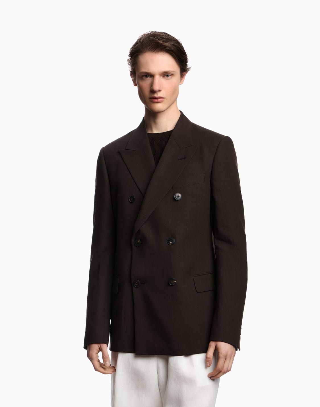 double-breasted-blazer-in-pure-linen-brown--emporio-armani