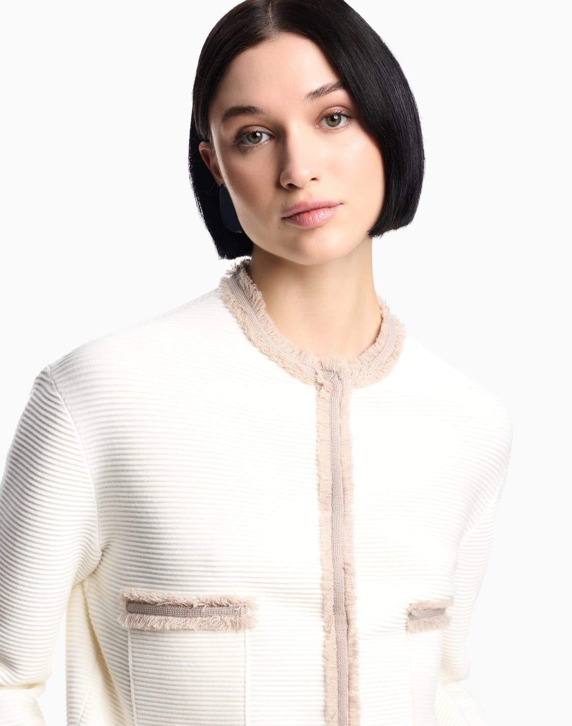 ottoman-fabric-jacket-with-fringe-trims-white--emporio-armani