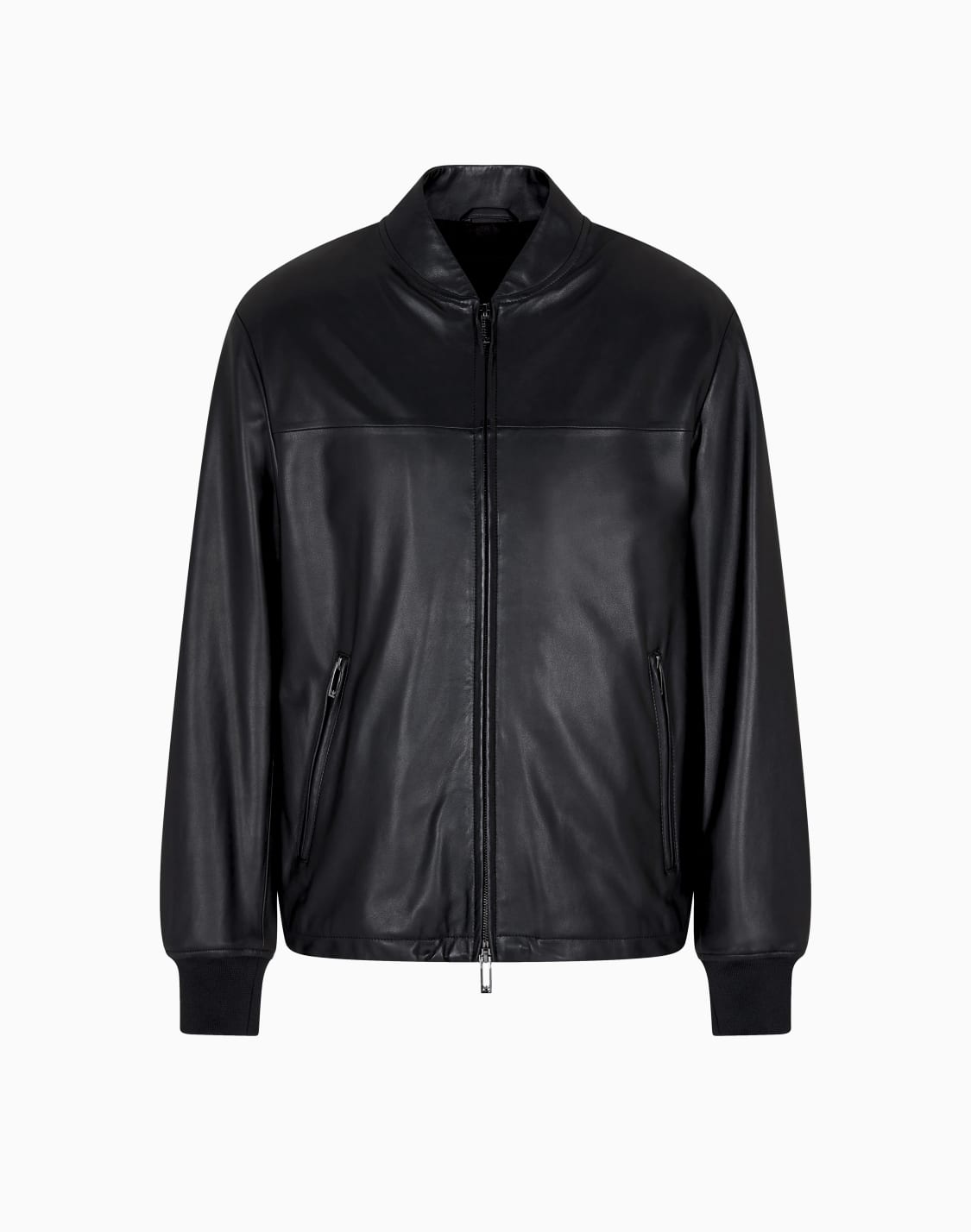 장갑-같은-나파-램스킨-블루종-블랙--emporio-armani